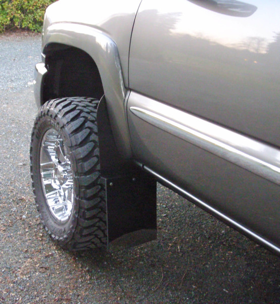 DuraFlap Mudflaps on LIFTED Trucks Duraflap