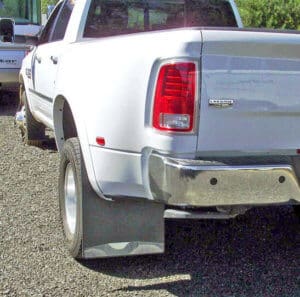 DuraFlap Mudflaps on Dodge Dually