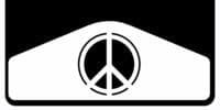 Peace sign on Mud Flap