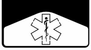 Star of Life on Mud Flap