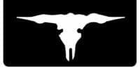 Cow Skull on Drill Less Mud Flap