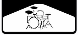 Drum set on DuarFlap Mud Flap