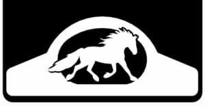 Friesian Horse on DuraFlap Mud Flap