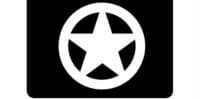 Texas star in Circle on Mud Flap