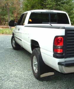 Mudflaps on 2002 Dodge 2500 14" wide