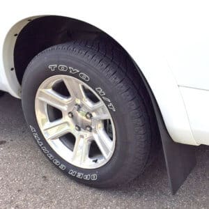 mud flaps on 2015 Dodge 1500 air lowered