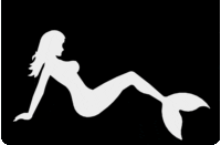 Mermaid Weight on Mud Flap