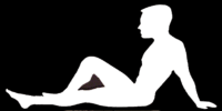 Naked Man on Mud Flap