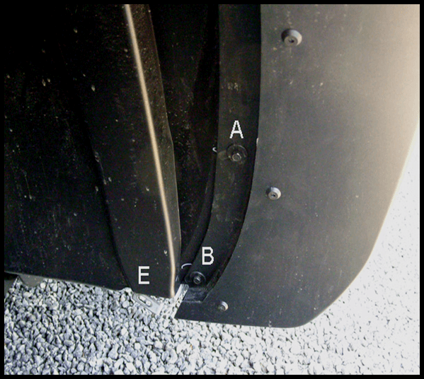 The Available Measurement Holes the Dodge 4500/5500  Front 2019 – Current