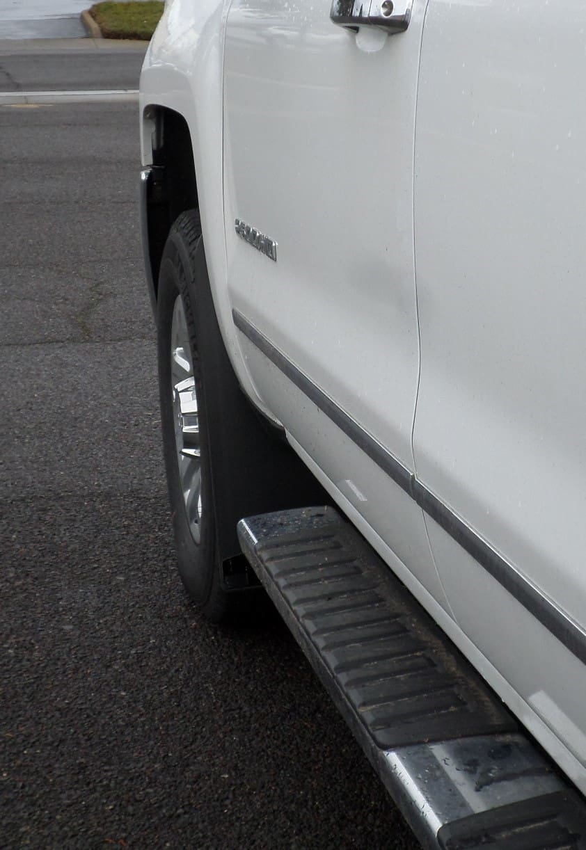 Duraflap Chevy 2500/3500 Front 2015 - 2019 Custom Mud Flaps & Weights