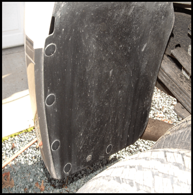 The Available Measurement Holes the Ford F350/450  Rear Dually