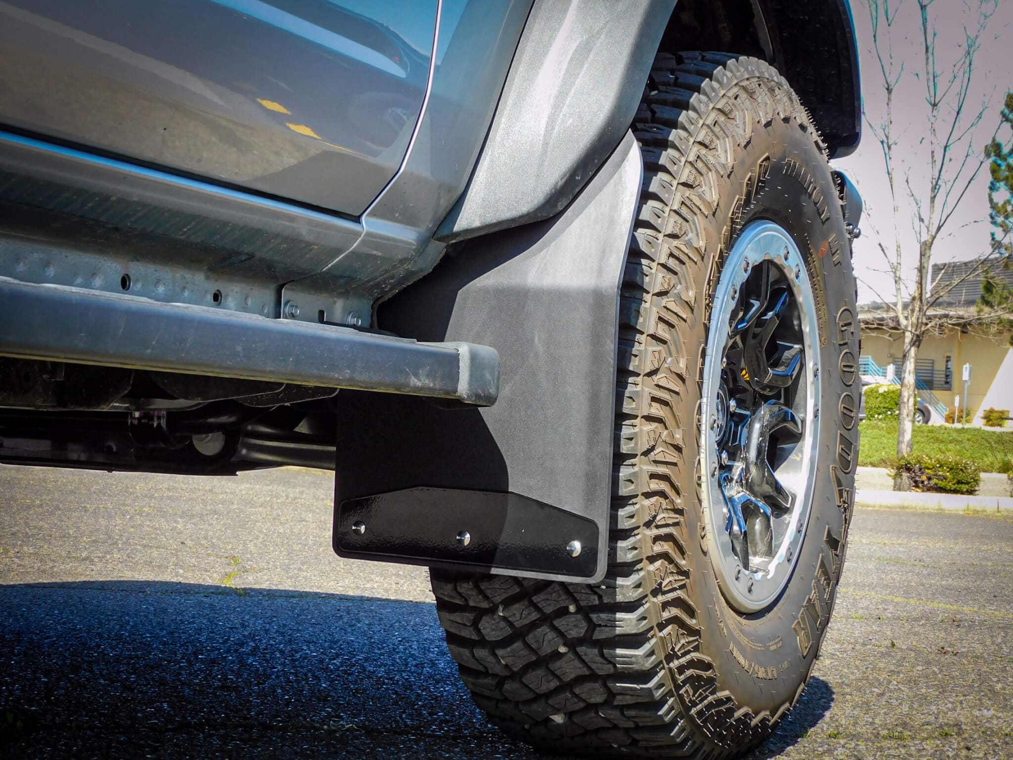 Duraflap Ford Bronco Front Custom Mud Flaps & Weights