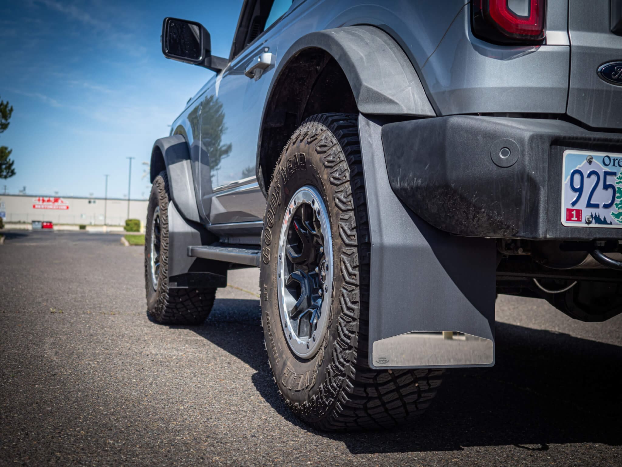 Duraflap Ford Bronco Front Custom Mud Flaps & Weights