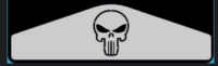 Punisher in weight on mud flap