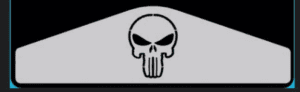 Punisher in weight on mud flap