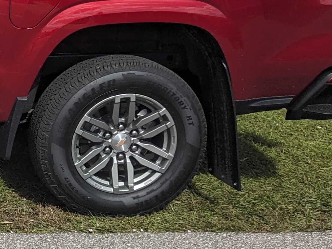 Duraflap Chevy Colorado Rear 2023 2024 Custom Mud Flaps Weights   2023 Colarado NF Rear Extra Long 