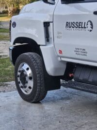 2023 Chevy 5500 front mud flap BlackLine