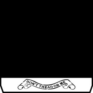 Don't tread on me ribbon 20 BL