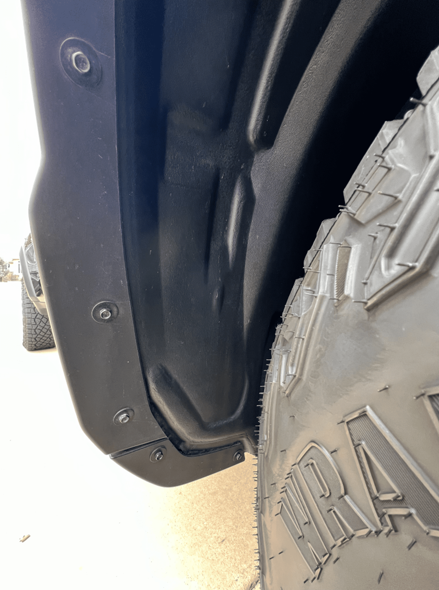 The Available Measurement Holes the Ram 1500 TRX Front 2021-2024