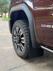 2023 GMC 2500 12" wide, Long length fronts and standard length rears